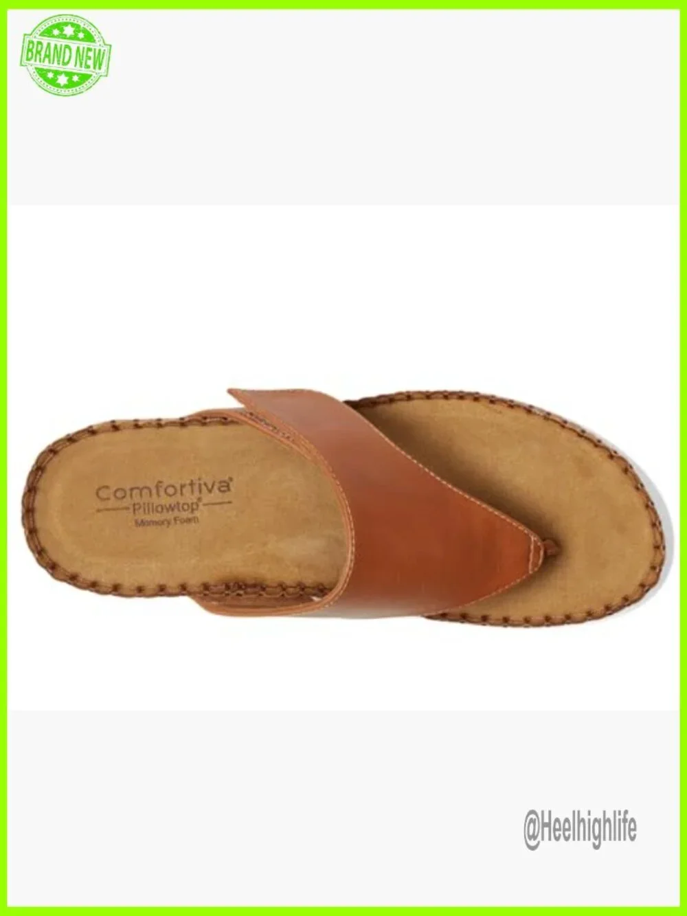 Leather Wedge Sandals with Cork Footbed, Adjustable Strap